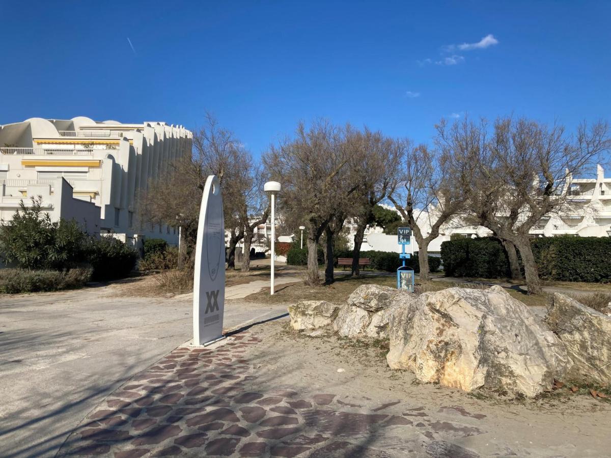 Ancre Bleue***, 1Ere Ligne Plage, Piscine, Clim. La Grande Motte Exteriér fotografie